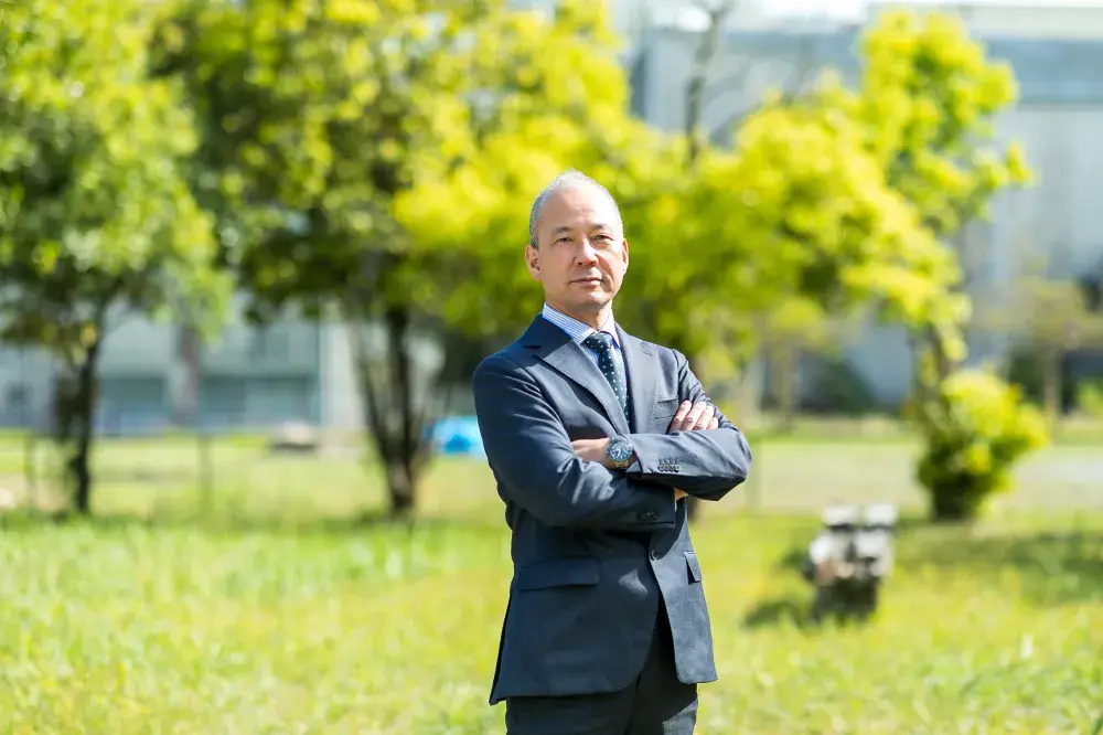 地元出身の社長です。