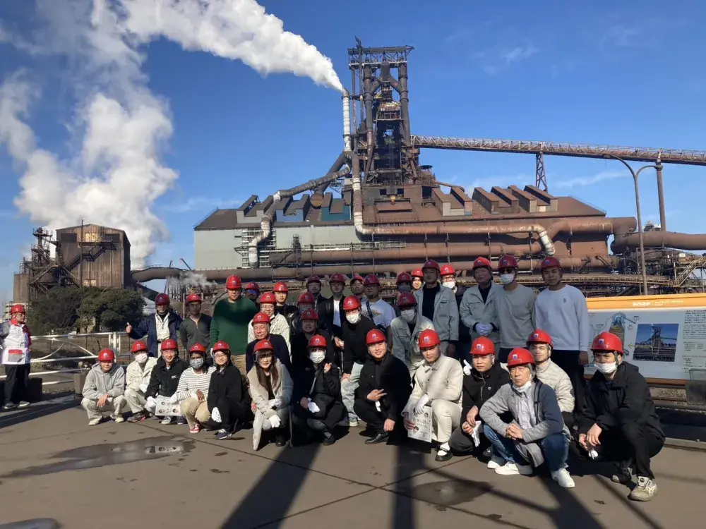 日本製鉄様の現場を見学させていただきました。